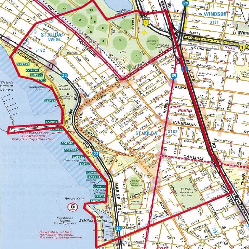 Map Port Phillip