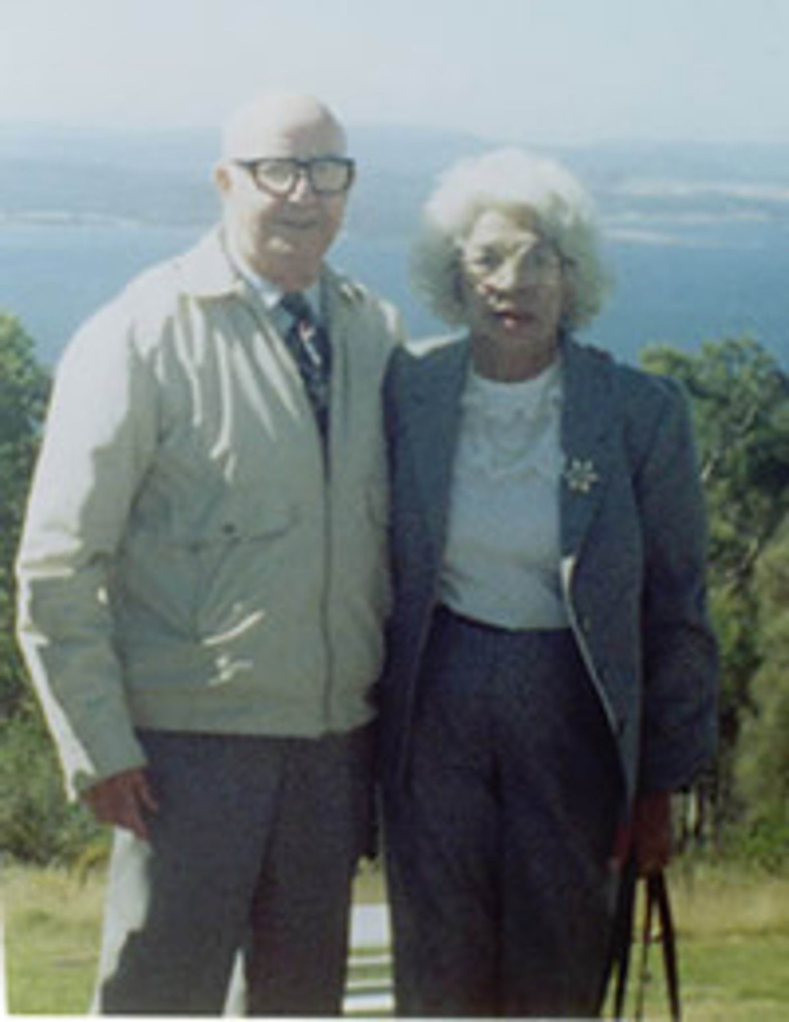 Joe Shackleton and May Rosser 