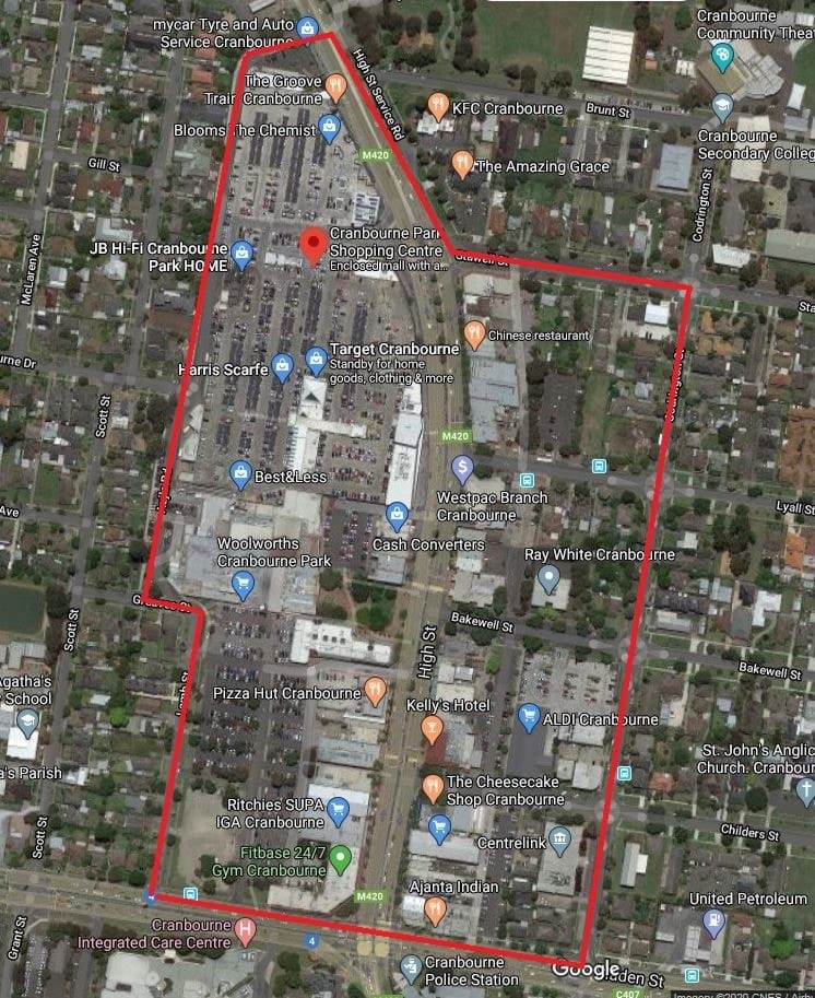 Cranbourne area of operation