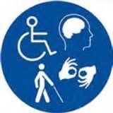 Living with a disability logo