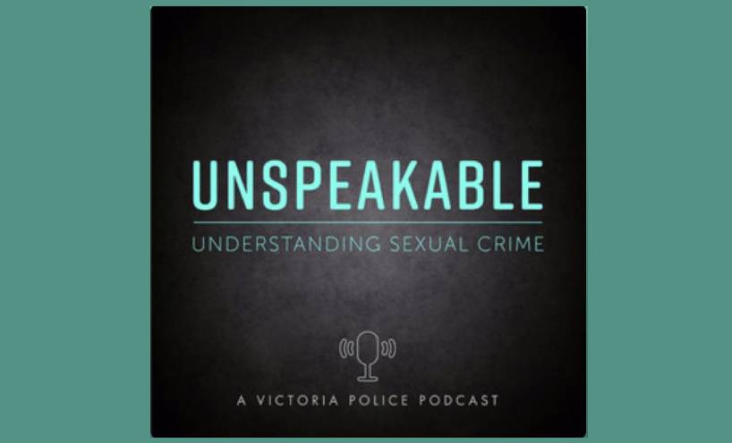 The Unspeakable podcast graphic, with the caption