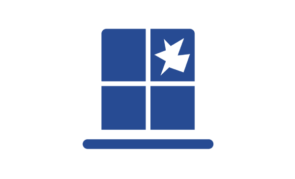 Icon of a broken window