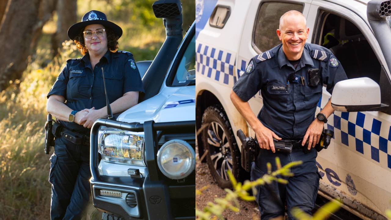 Police Life podcast - The only cop in town - two country police officers