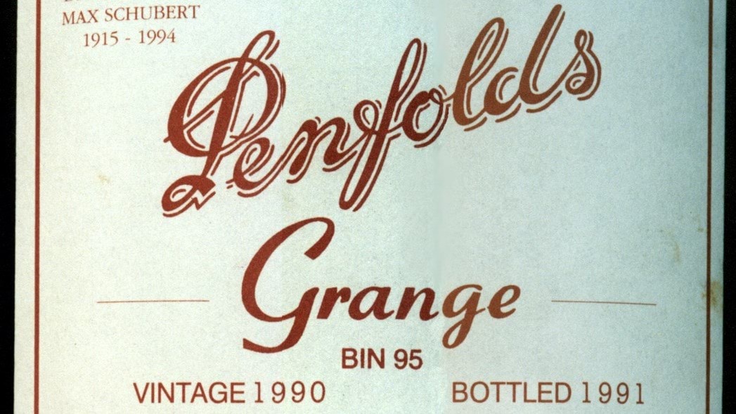 Police Life - Counterfeit 1990 Penfolds Grange Hermitage wine label