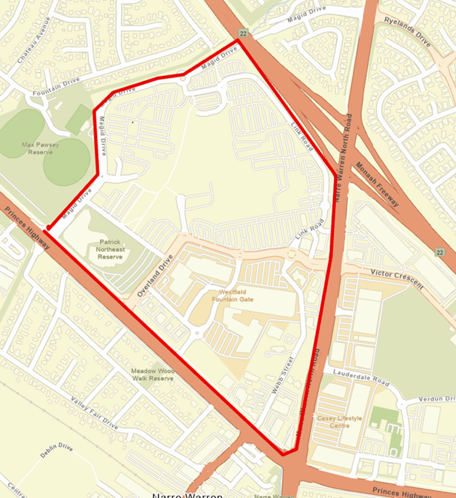 Public notice - Fountain Gate - OMNI 22 August 2025