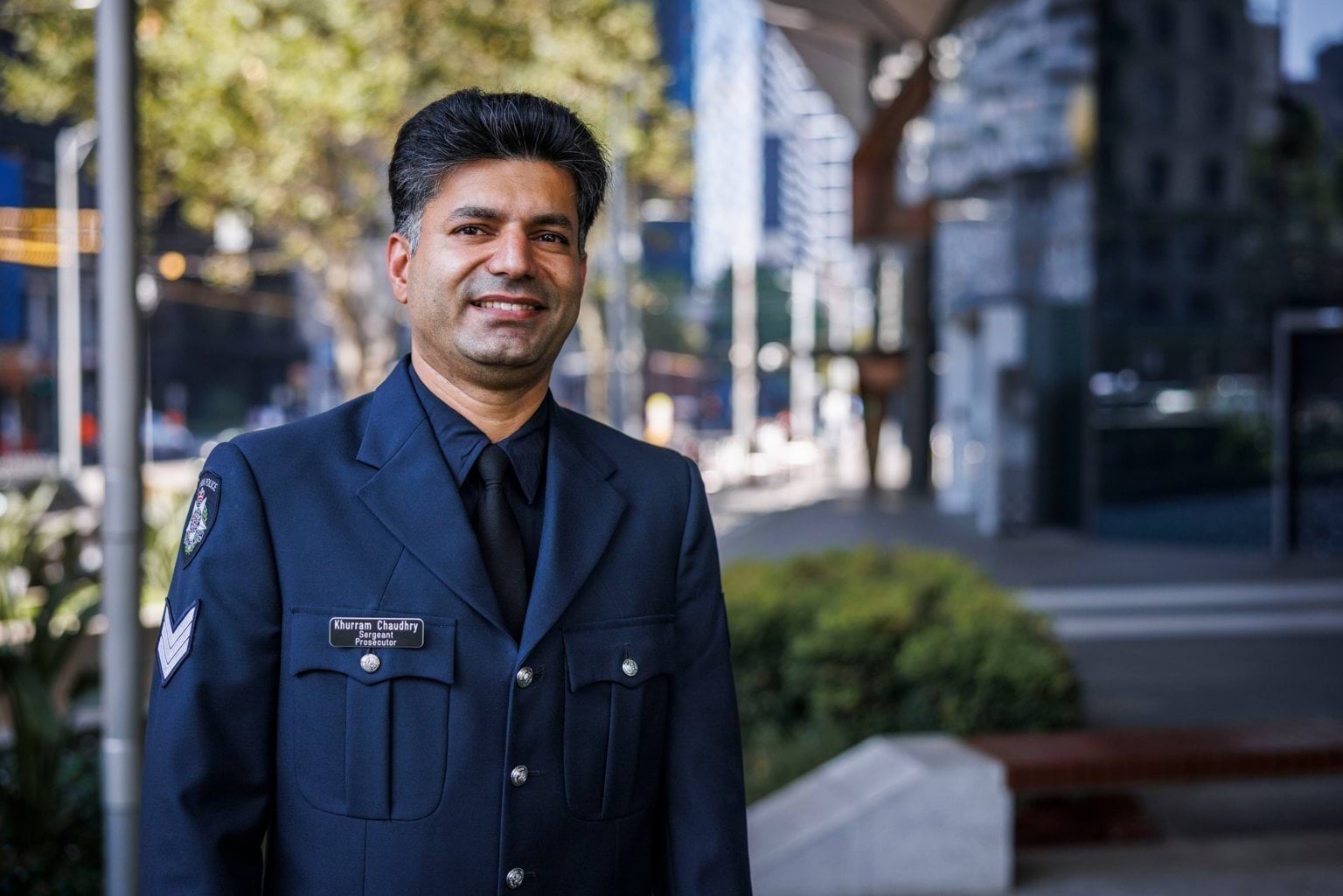 Police Life stories - Sgt Khurram Chaudry in uniform