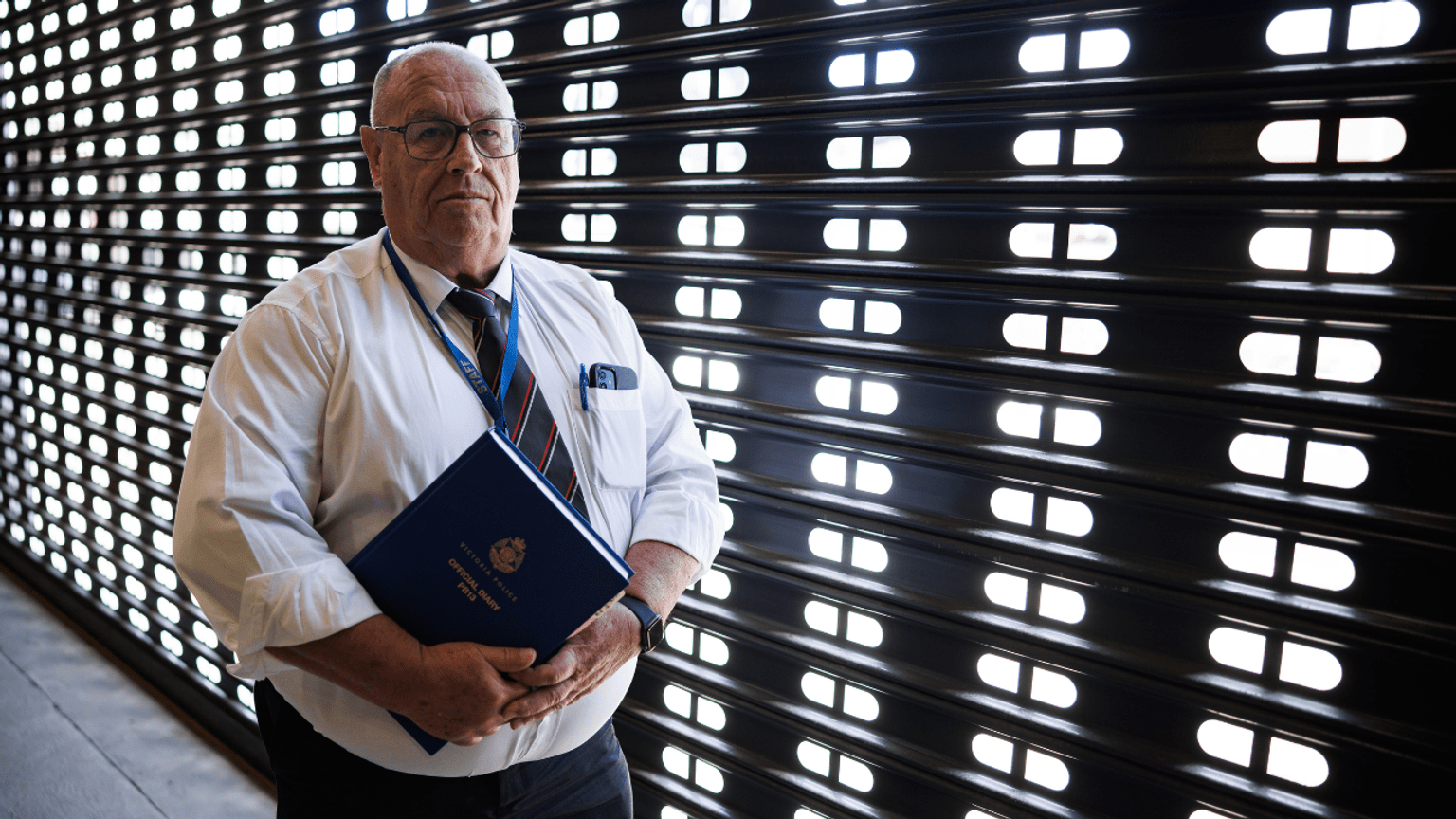 Police Life - portrait of arson investigator Detective Leading Senior Constable Glen Hatton