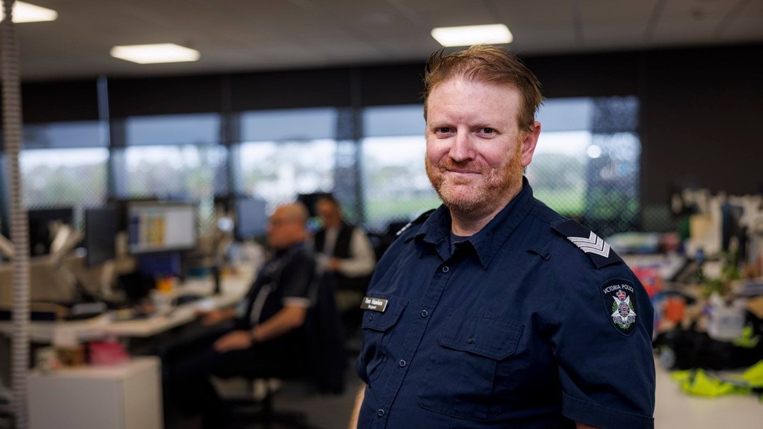 Police Life - Sergeant Tem Hawkes at police station