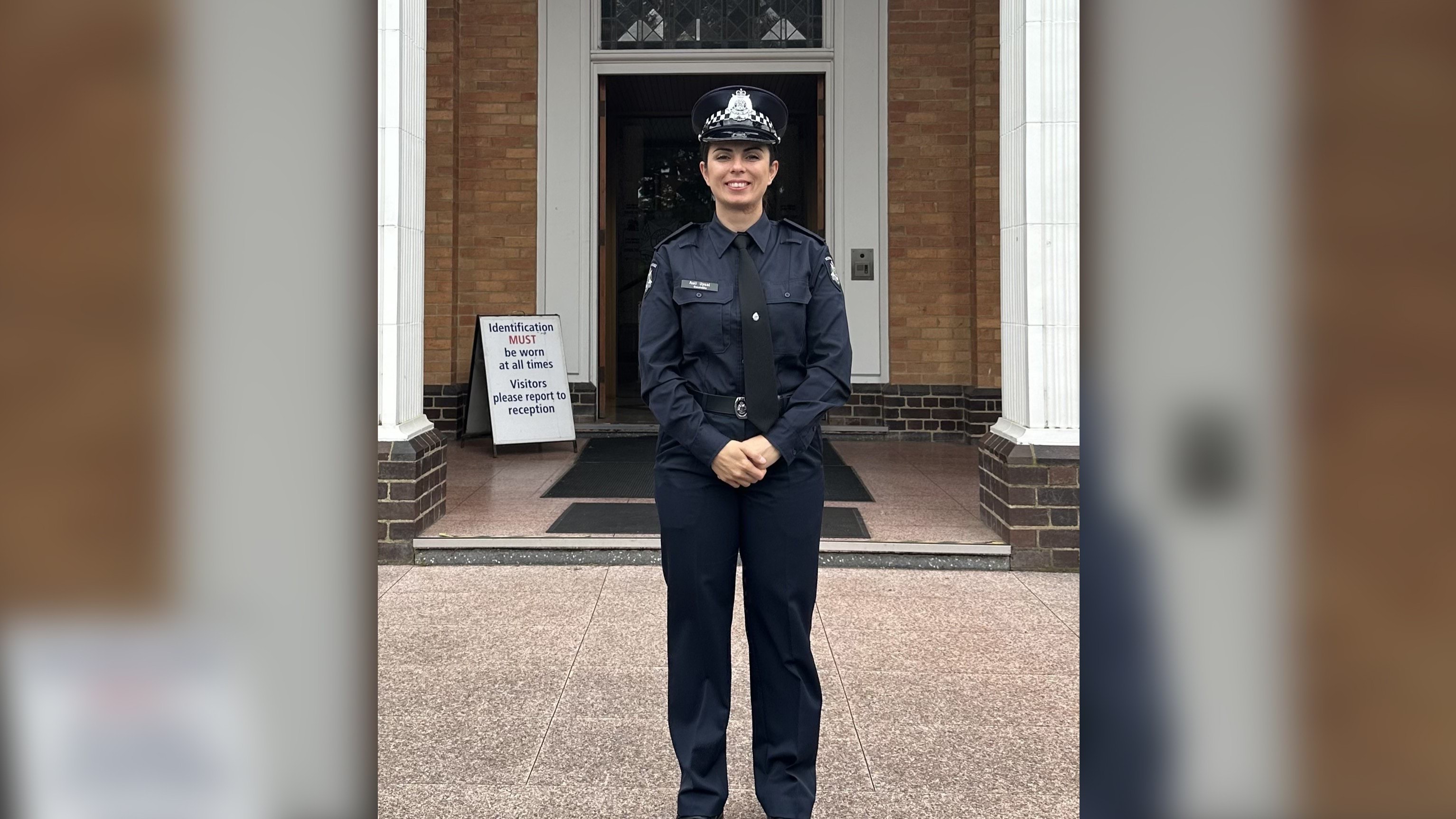 Constable Asli Uysal at the Academy