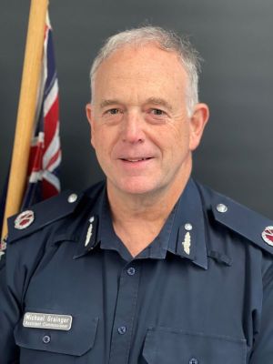 Assistant Commissioner Michael Grainger, wearing his police uniform. 